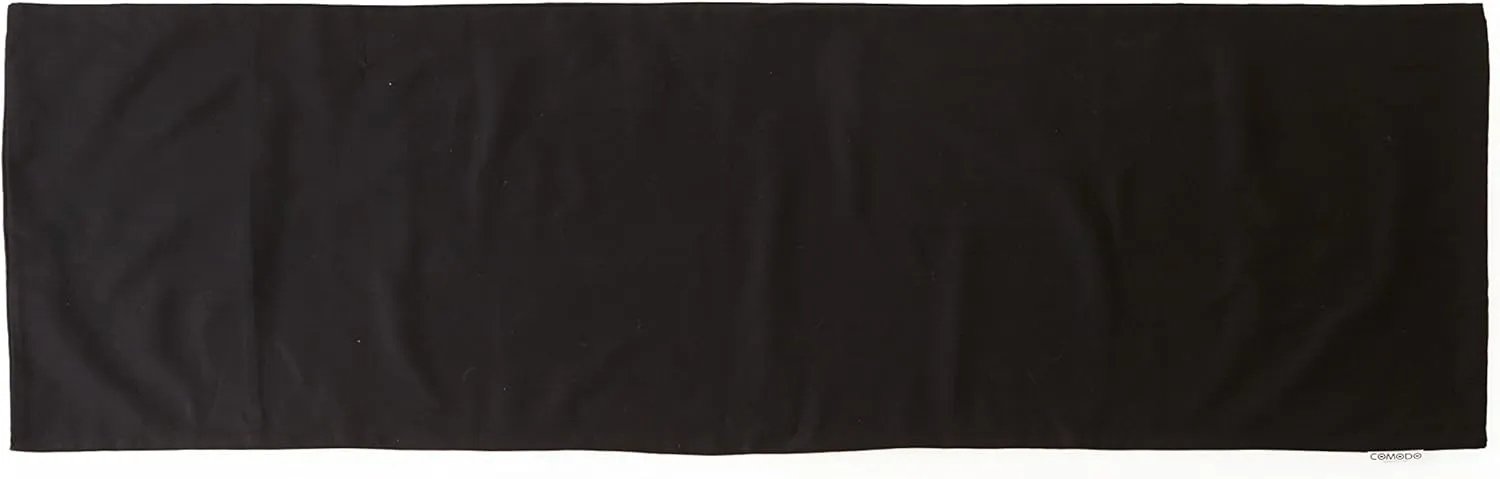 Comodo Original CMC9150R Body Pillow Cover with Zipper 100% Cotton Dakimakura Pillow Case [Made in Japan] (Black, 20 x 60 inch (150cm x 50cm))