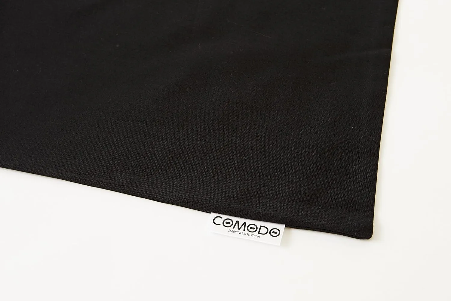 Comodo Original CMC9150R Body Pillow Cover with Zipper 100% Cotton Dakimakura Pillow Case [Made in Japan] (Black, 20 x 60 inch (150cm x 50cm))