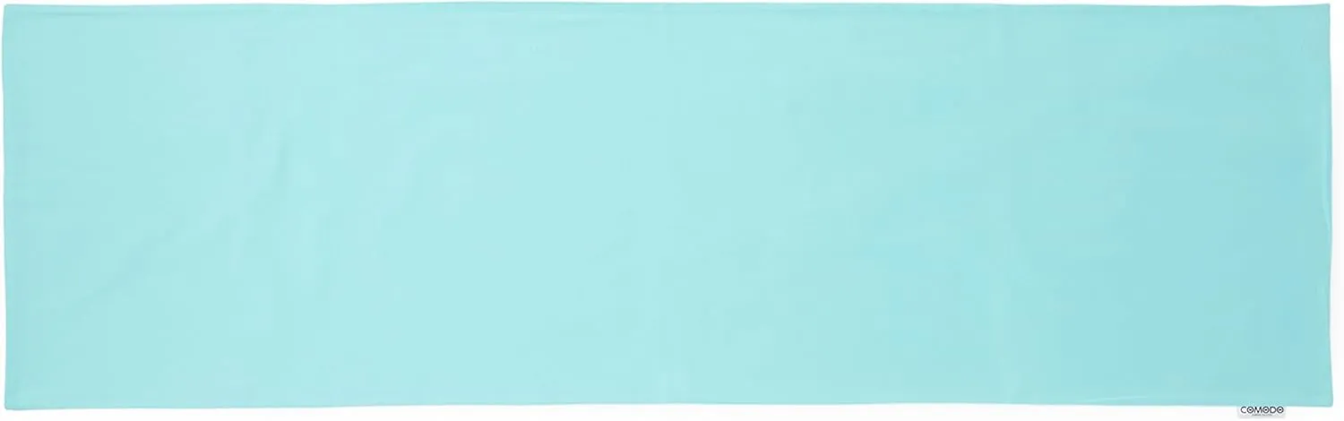 Comodo Original CMC9150R Body Pillow Cover with Zipper 100% Cotton Dakimakura Pillow Case [Made in Japan] (Ice Blue, 20 x 60 inch (150cm x 50cm))
