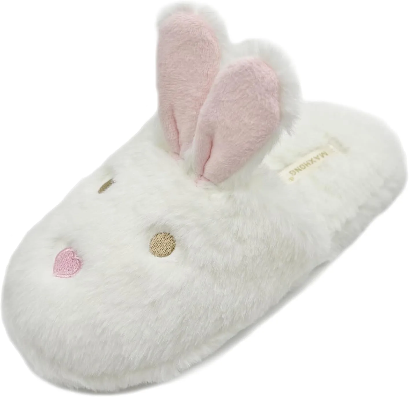 Cute Animal Slipper for women Cozy Memory Foam House Slippers Plush Fleece Lining Soft Comfy Non-Slip Sole Indoor Cat Dog Bunny Slippers