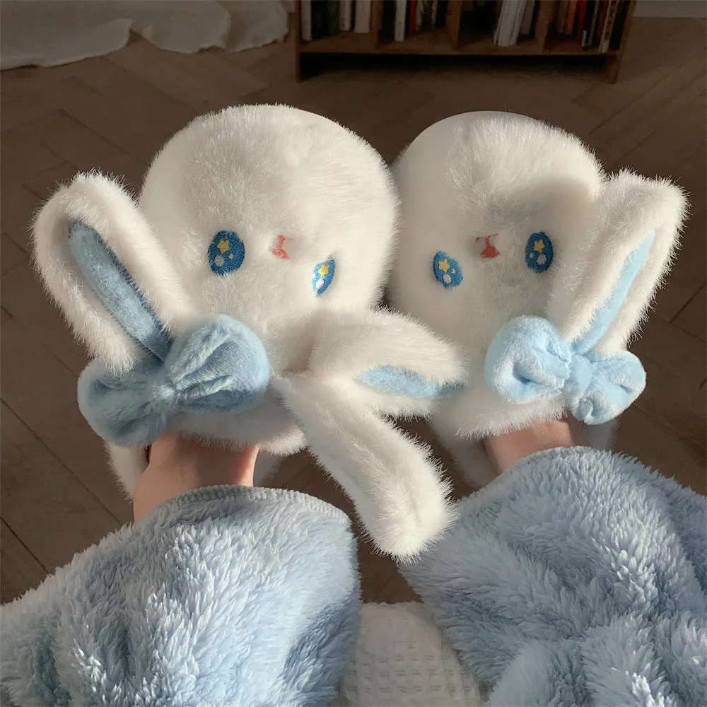 Cute Bunny Plush Slippers