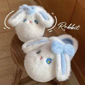 Cute Bunny Plush Slippers