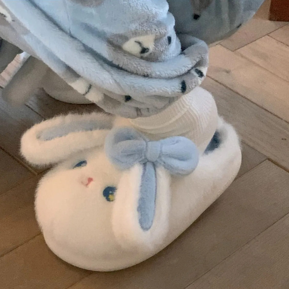 Cute Bunny Plush Slippers