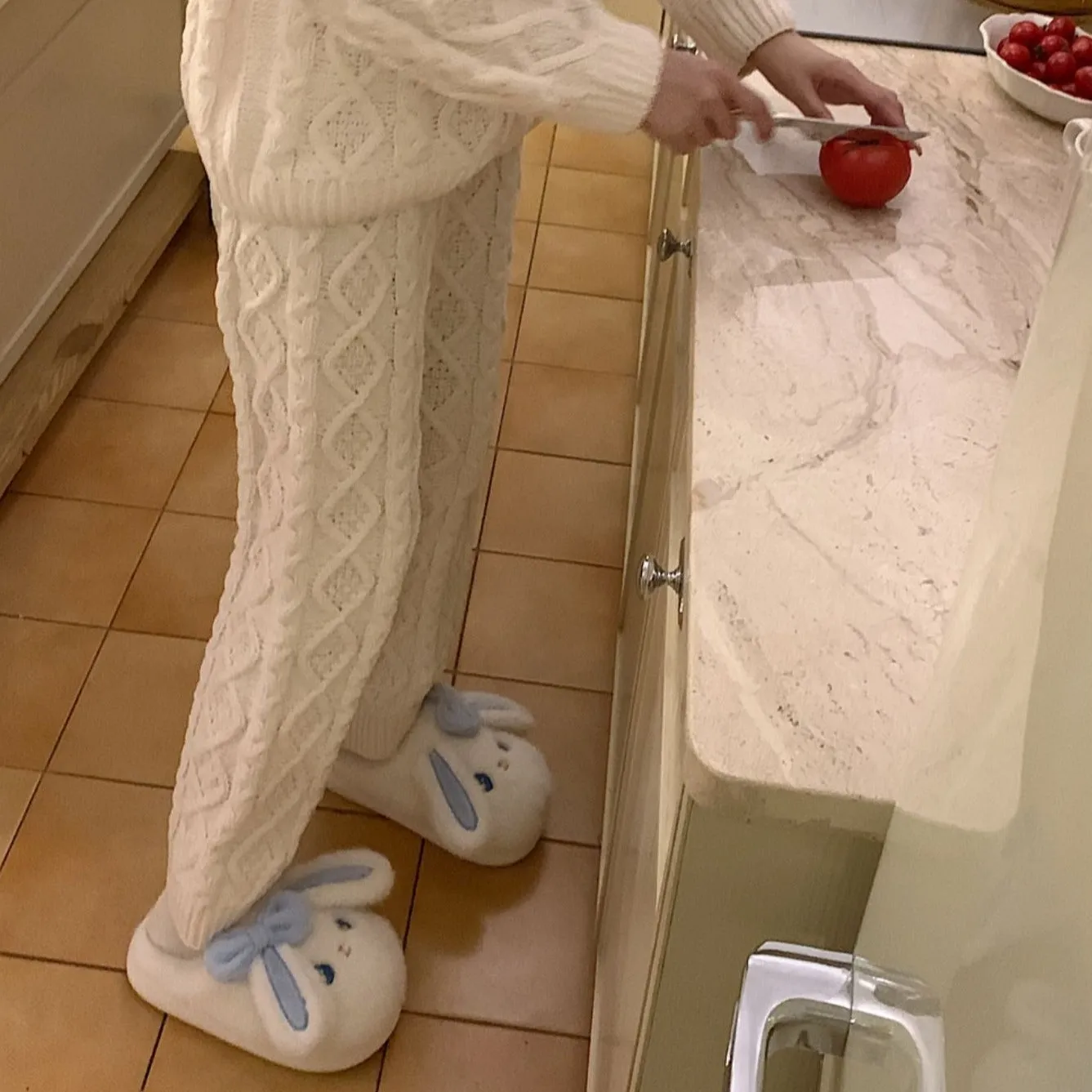Cute Bunny Plush Slippers