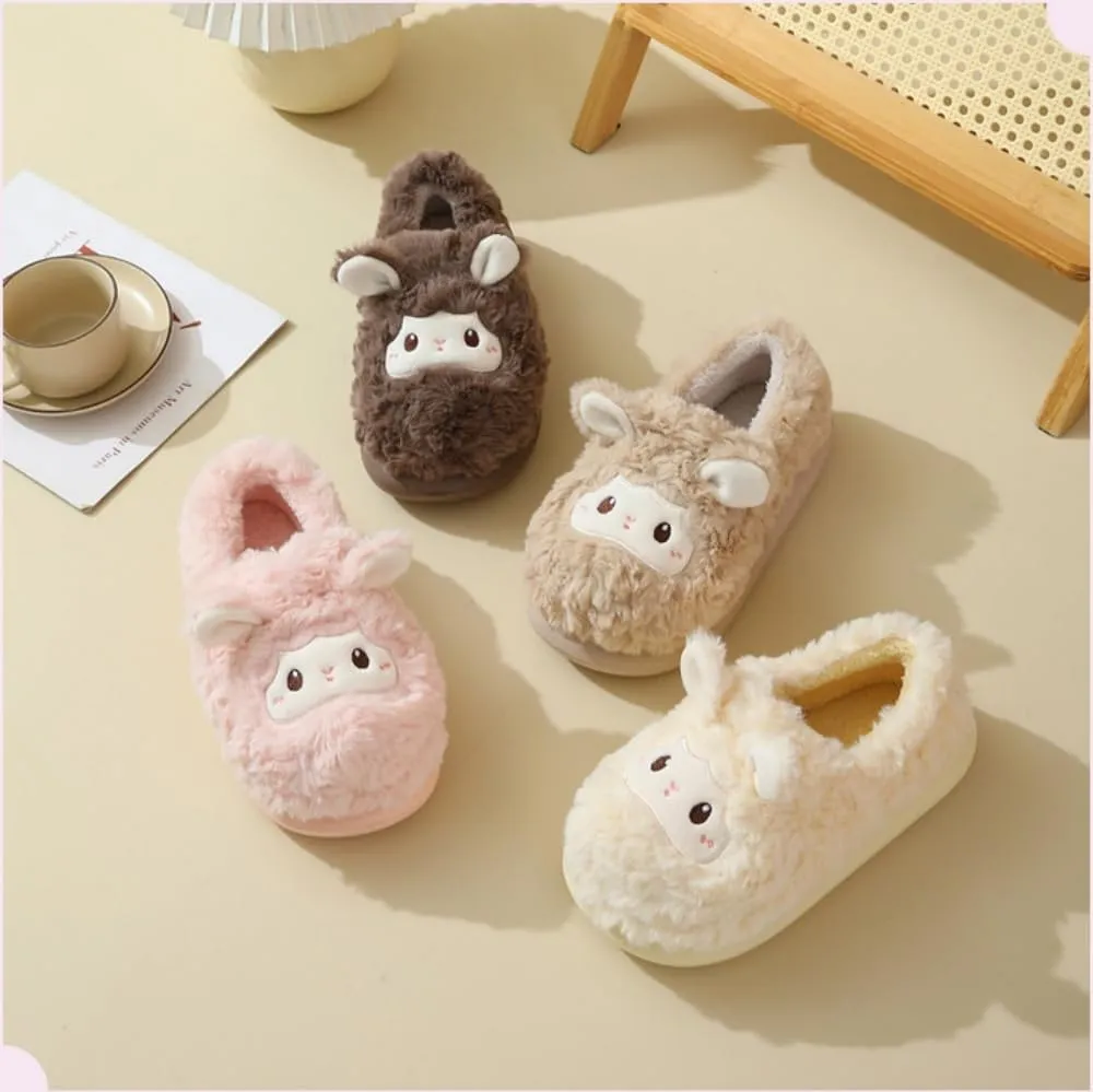 Cute Sheep Slipper Men's and Women's Cotton Slippers Animal Slippers Soft Home Slippers Adult Warm Slippers…