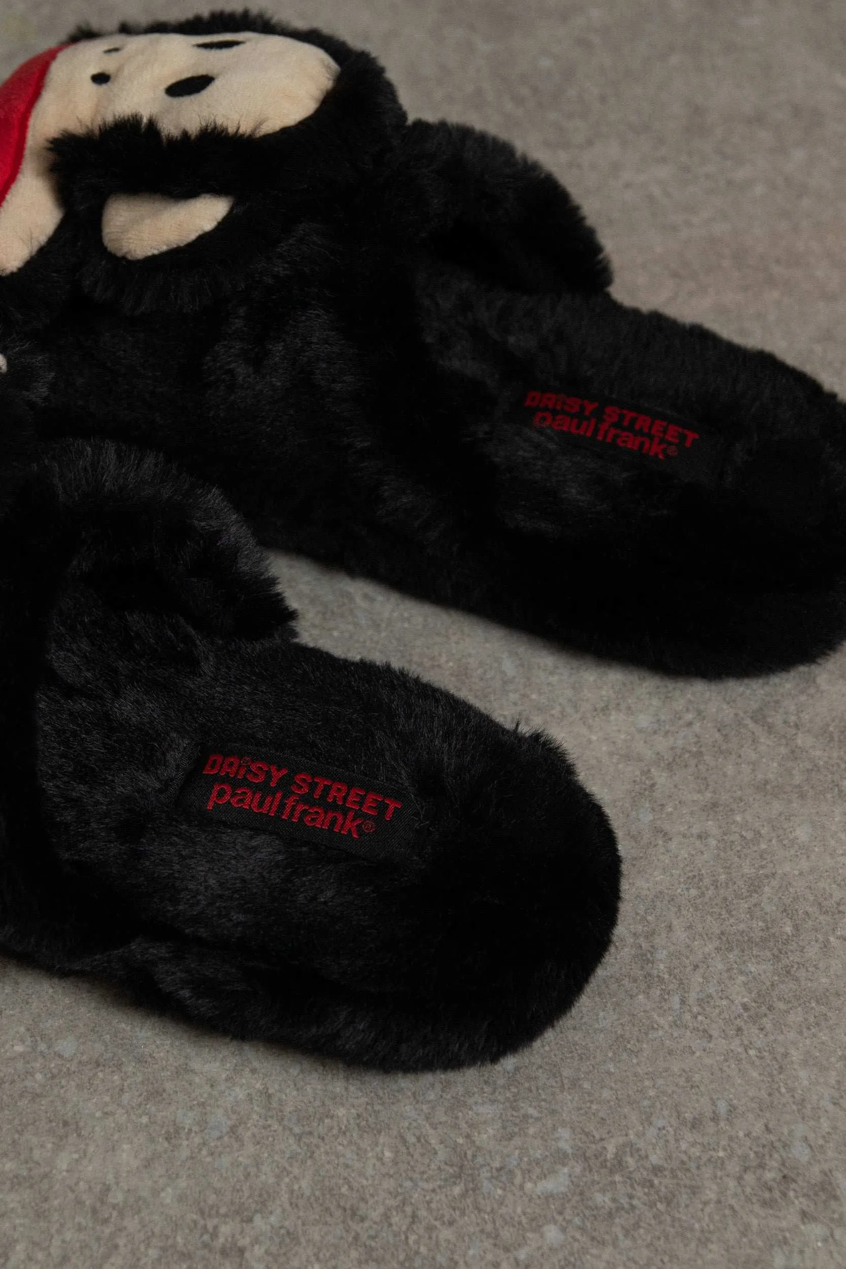 Daisy Street X Paul Frank 3D Julius Fluffy Slippers