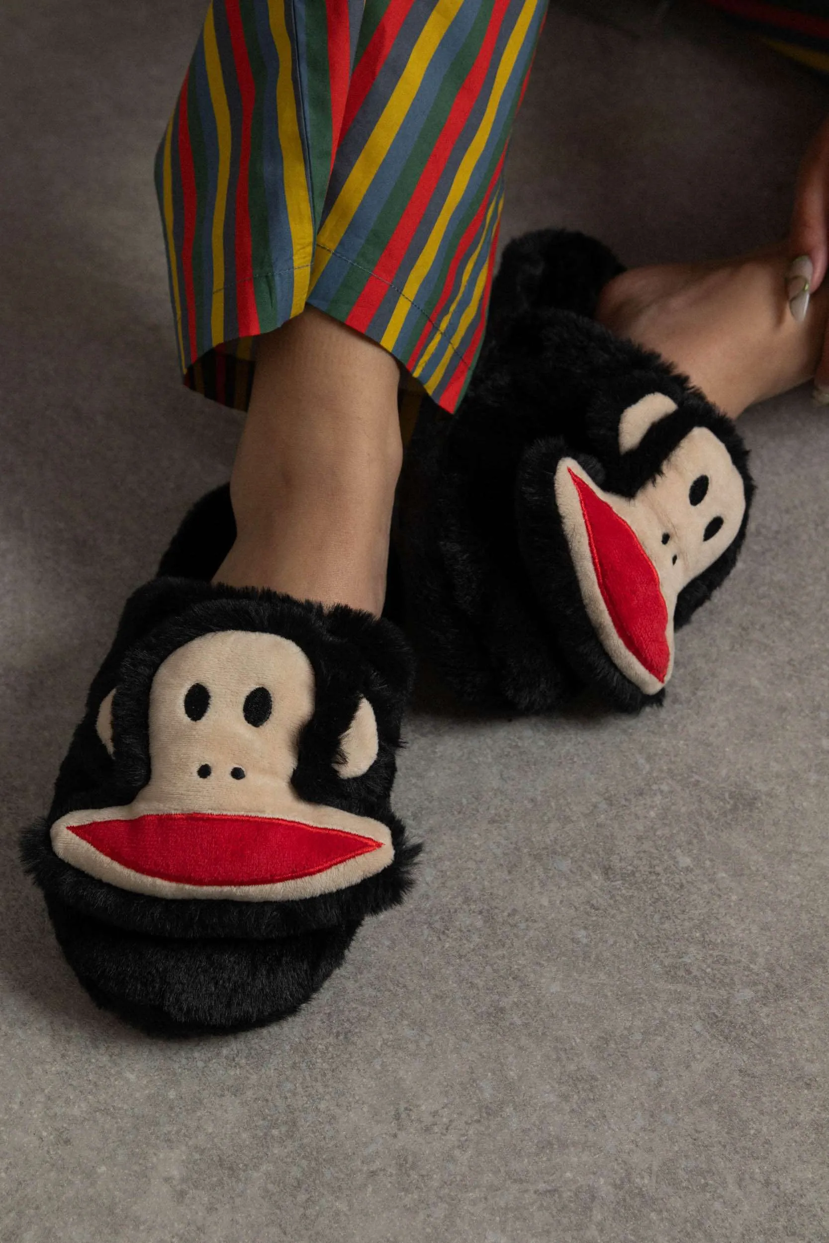 Daisy Street X Paul Frank 3D Julius Fluffy Slippers