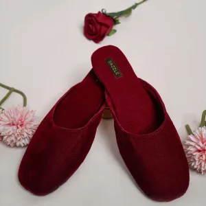 Dazzle By Sarah - Velour (Red) Shoes