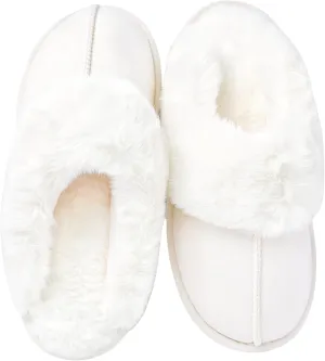 DCLTD Fluffy House Slippers for Women Men Bedroom Shoes Cozy Warm Slip on Indoor and Outdoor Winter Platform Shoes Super Soft Cloud Slippers Christmas Gifts