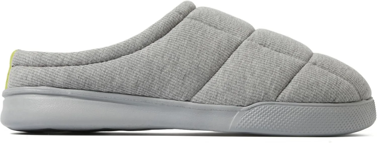Dearfoams Men's Memory Foam Indoor Outdoor House Slipper-Brayden Clog-Gifts