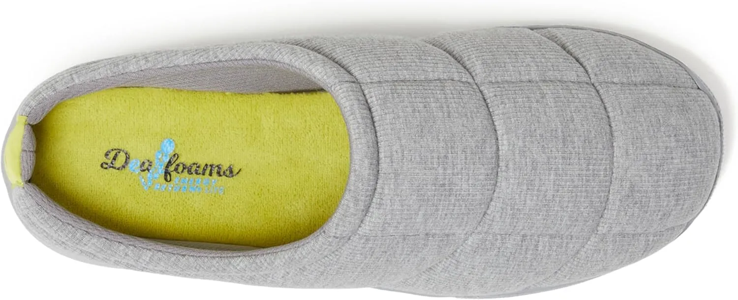 Dearfoams Men's Memory Foam Indoor Outdoor House Slipper-Brayden Clog-Gifts