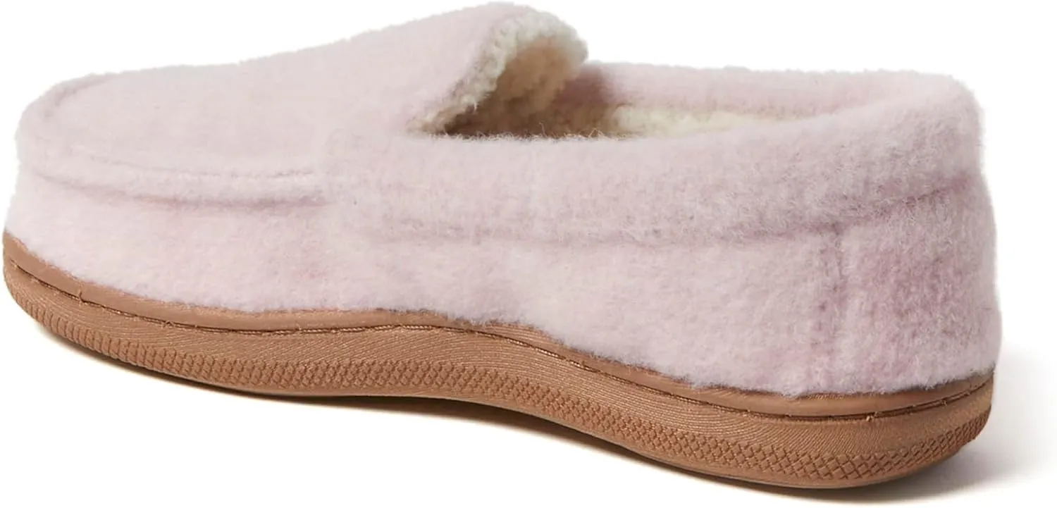 Dearfoams Unisex-Child Gifts for Kids Memory Foam Cozy Amari Moccasin Slipper