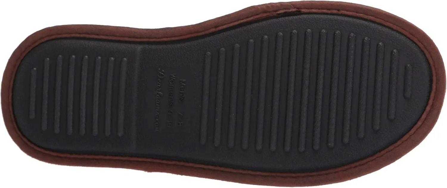 Dearfoams Women's Alpine Print Family Mood Bear Scuff Slipper