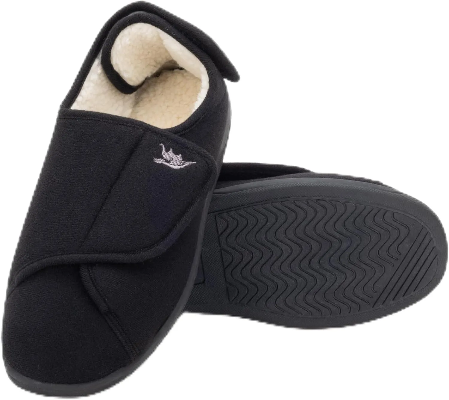 Diabetic Slippers Women, Lymphedema Shoes, Edema Shoes Swollen Feet, Indoor and Outdoor Hook and Loop, Non Slip House Shoes