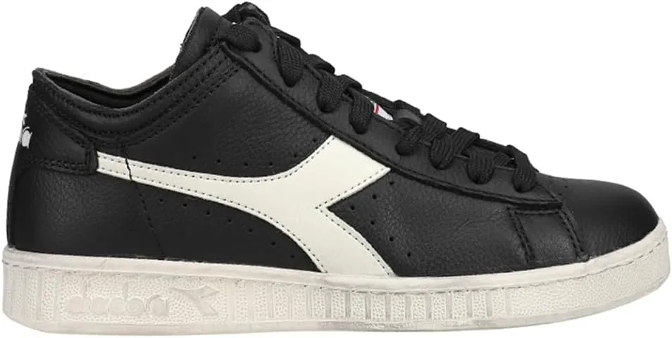 Diadora Mens Game L Waxed Row Cut Lace Up Sneakers Shoes Casual - Black
