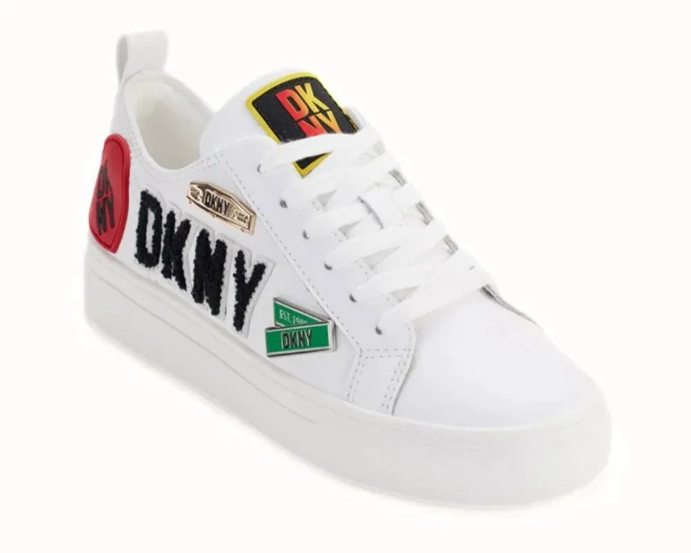 DKNY Coreen City Signs Lace Up Sneakers