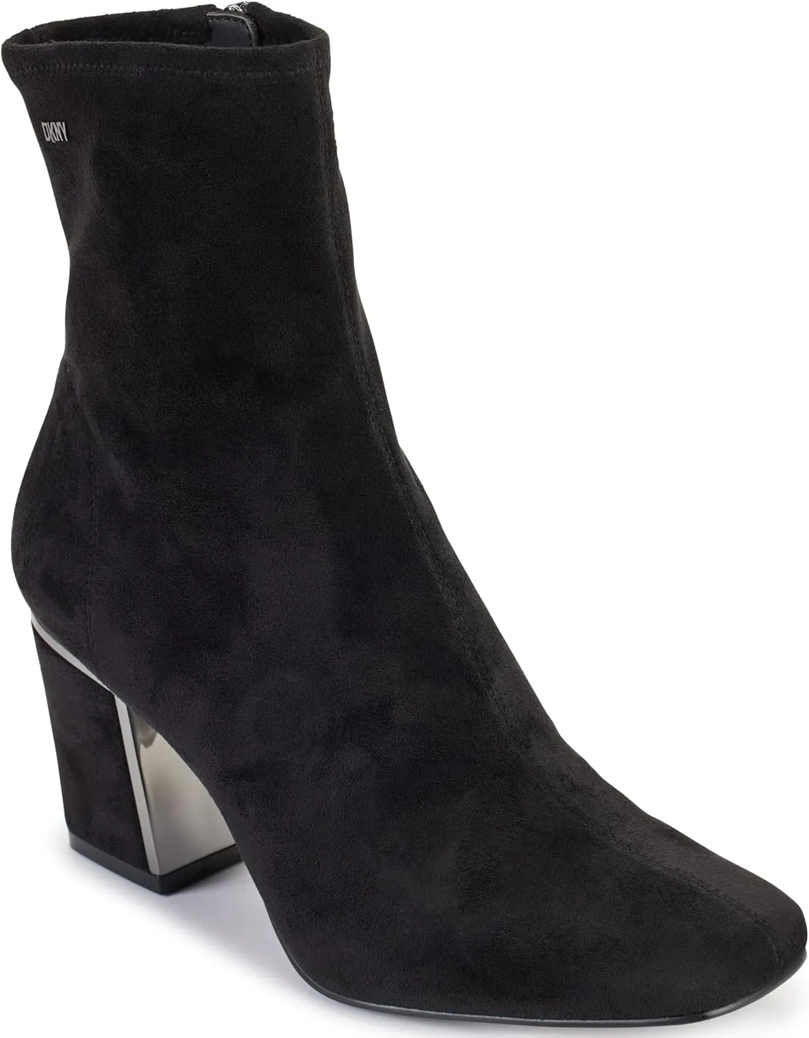 DKNY Women's Cavale Evening Fashion Bootie with Block Heel Boot