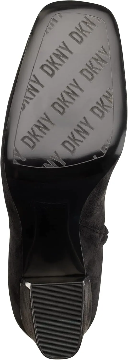 DKNY Women's Cavale Evening Fashion Bootie with Block Heel Boot