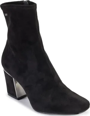DKNY Women's Cavale Evening Fashion Bootie with Block Heel Boot