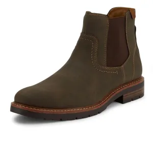 Dockers Footwear Men's Ransome Chelsea Boot, Dark Brown, 13