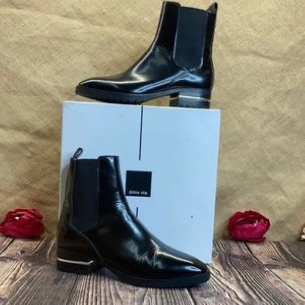 Dolce Vita Black Natina Ankle Bootie 9.5M