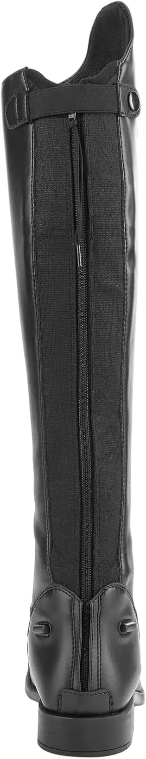 Dover Saddlery Riding Sport Ladies' Equestrian Black Synthetic Leather Field Boots