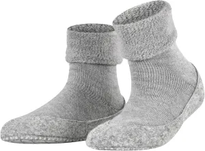 FALKE Women's W HP Cosyshoe Slipper Sock Merino Wool Grey Pink White 1 Pair, 6.5-7.5