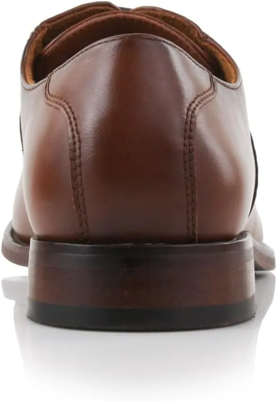 Ferro Aldo Alvin MFA19696 Men's Plain Square-Toe Derby Dress Shoes