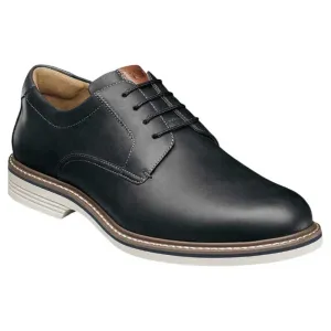 Florsheim Norwalk Plain Toe Black Crazy Horse Oxford (Men's)