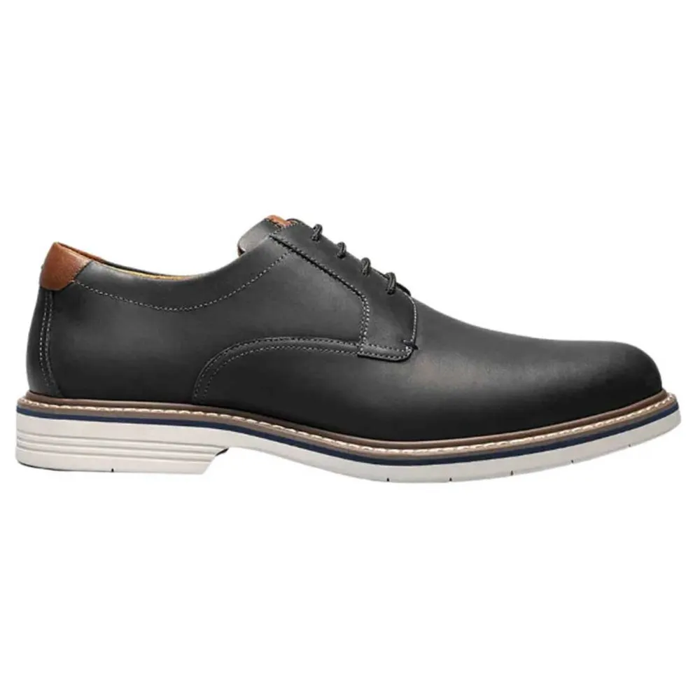 Florsheim Norwalk Plain Toe Black Crazy Horse Oxford (Men's)