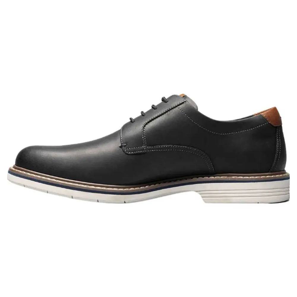 Florsheim Norwalk Plain Toe Black Crazy Horse Oxford (Men's)