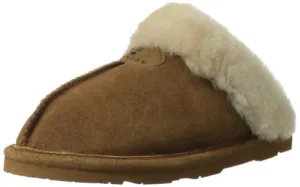 Fur Mule Slides Lined Hurry now Brown Suede Smart Hickory Women's Loki Bearpaw