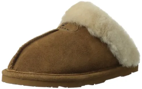 Fur Mule Slides Lined Hurry now Brown Suede Smart Hickory Women's Loki Bearpaw