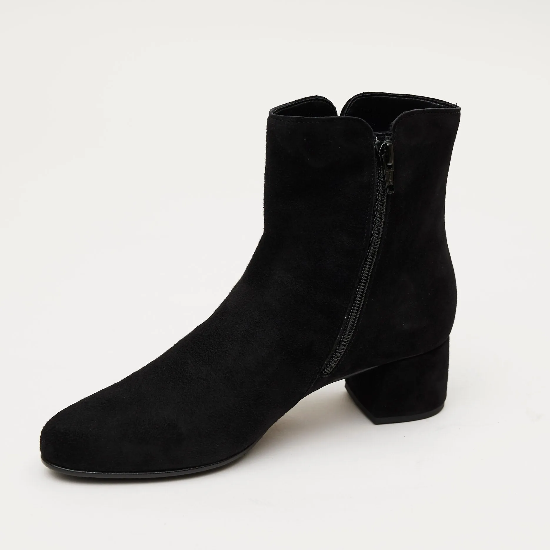 Gabor Black Suede Ankle Boot