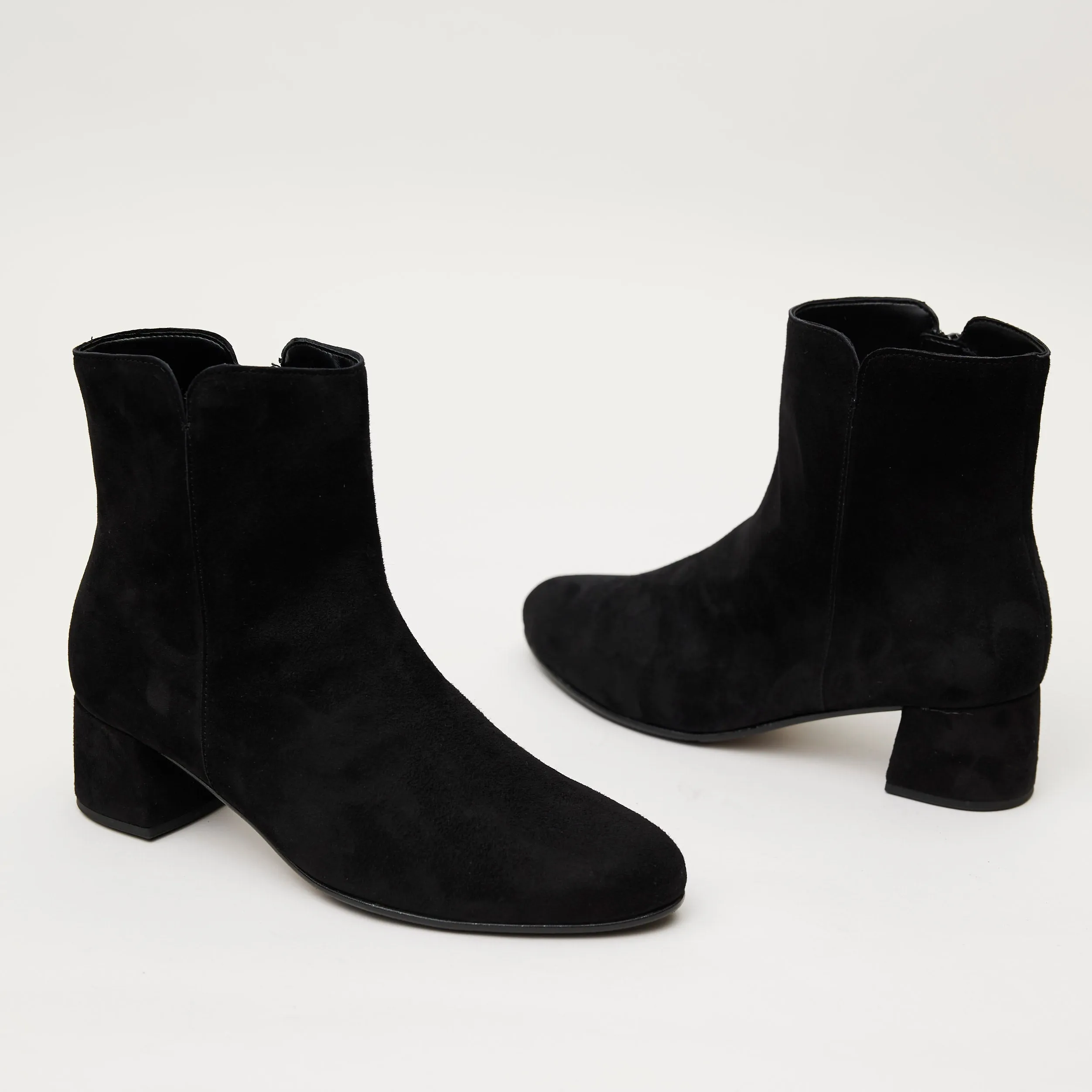 Gabor Black Suede Ankle Boot