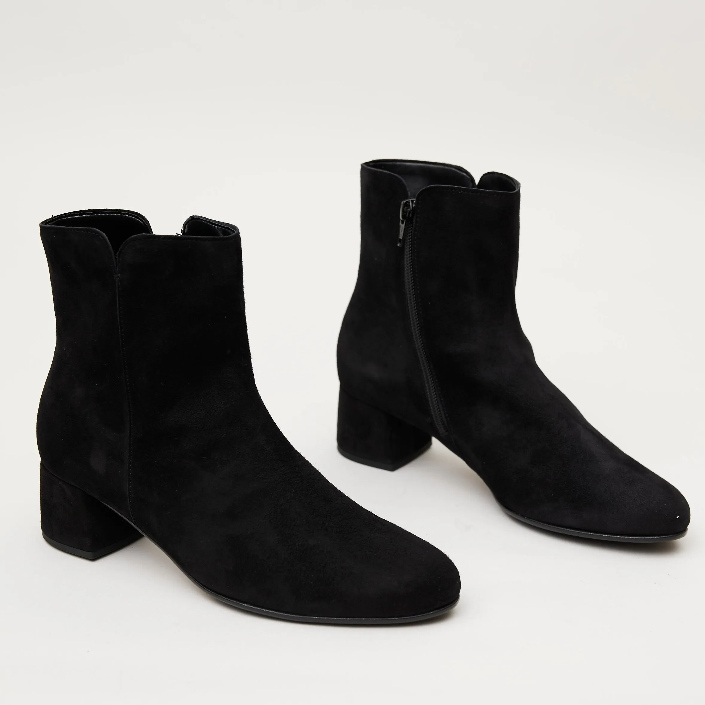 Gabor Black Suede Ankle Boot