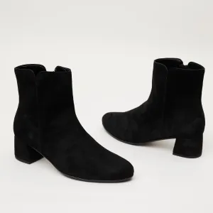 Gabor Black Suede Ankle Boot