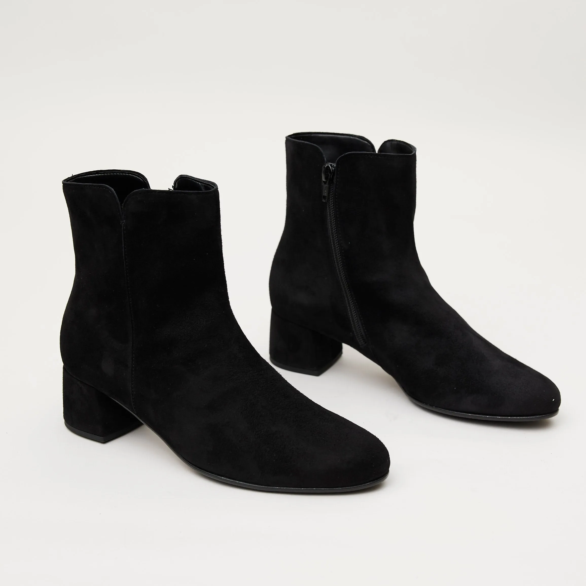 Gabor Black Suede Ankle Boot
