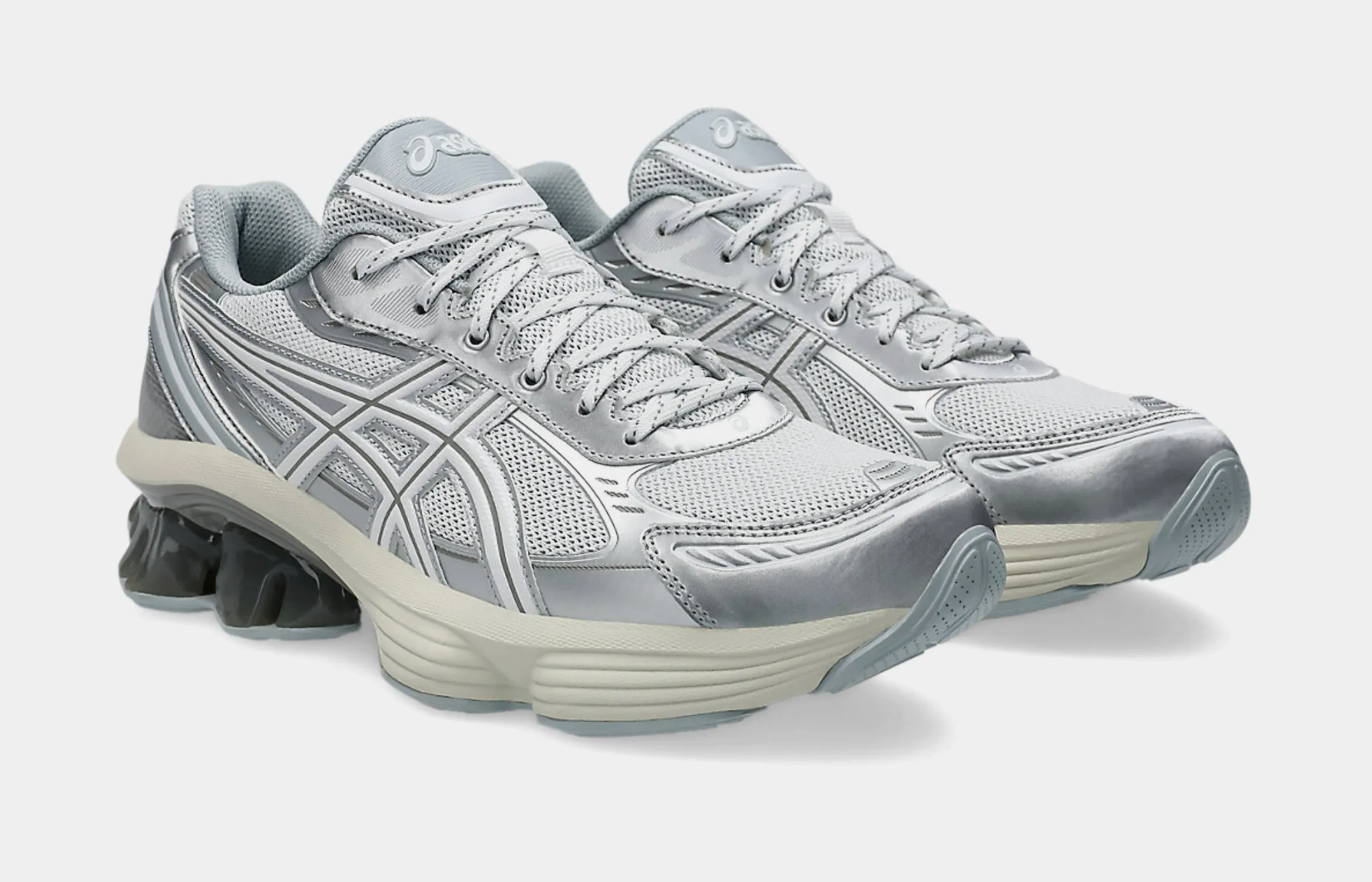 Gel Kinetic Fluent Mens Running Shoes (White/White)