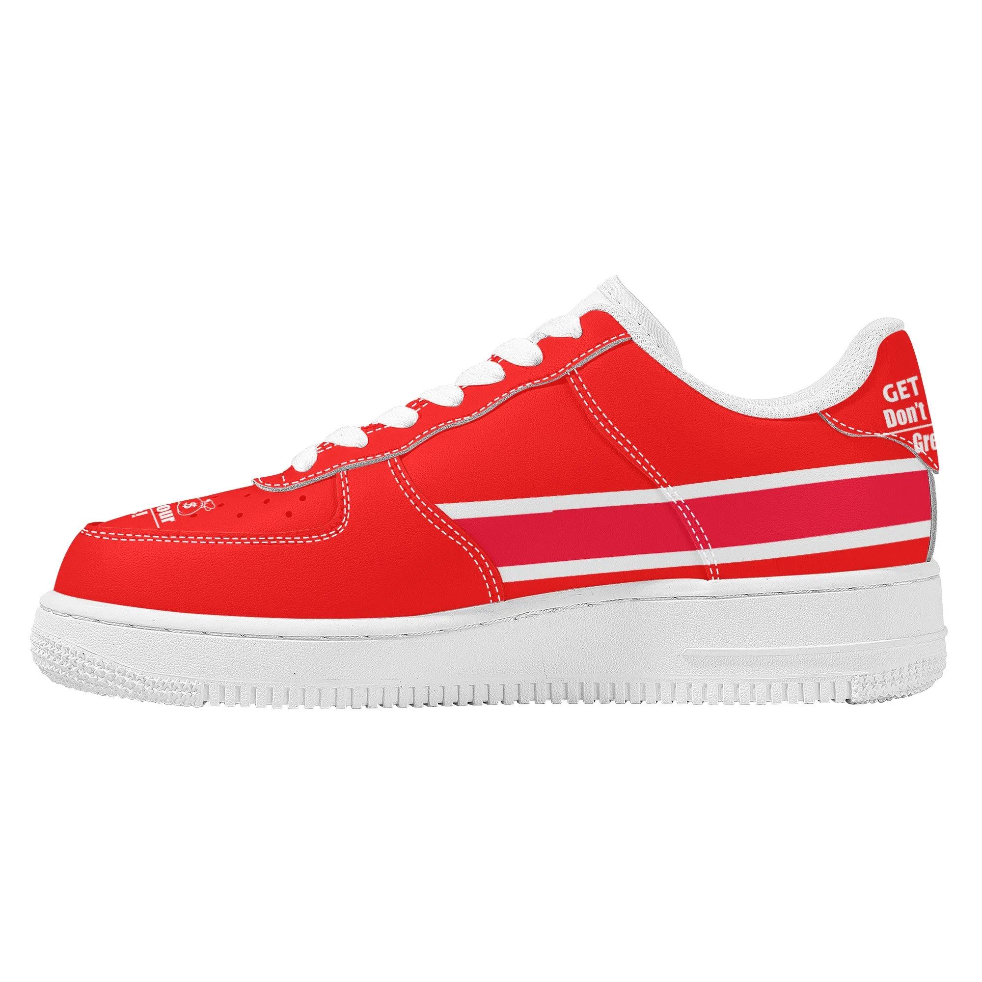 Get That Bag, Low Top Unisex Sneaker