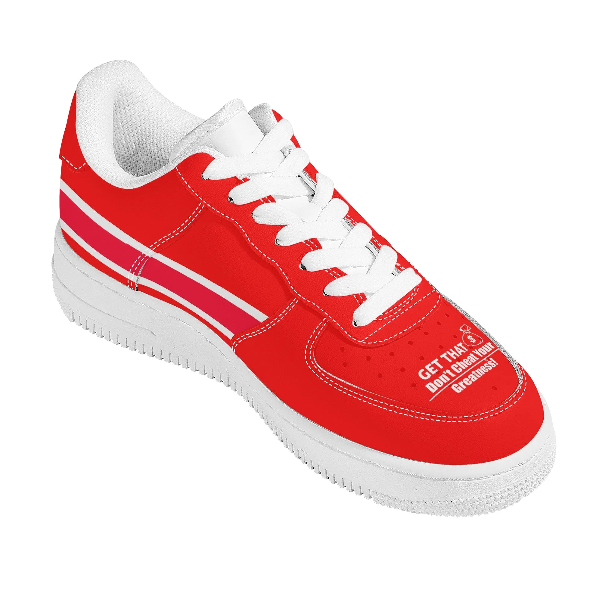 Get That Bag, Low Top Unisex Sneaker