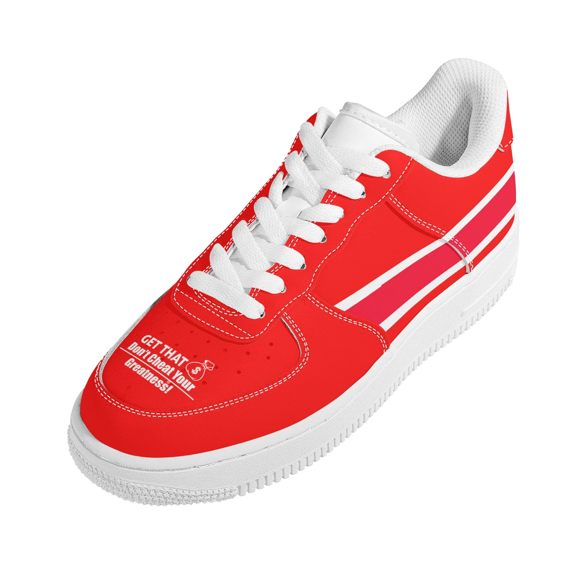 Get That Bag, Low Top Unisex Sneaker