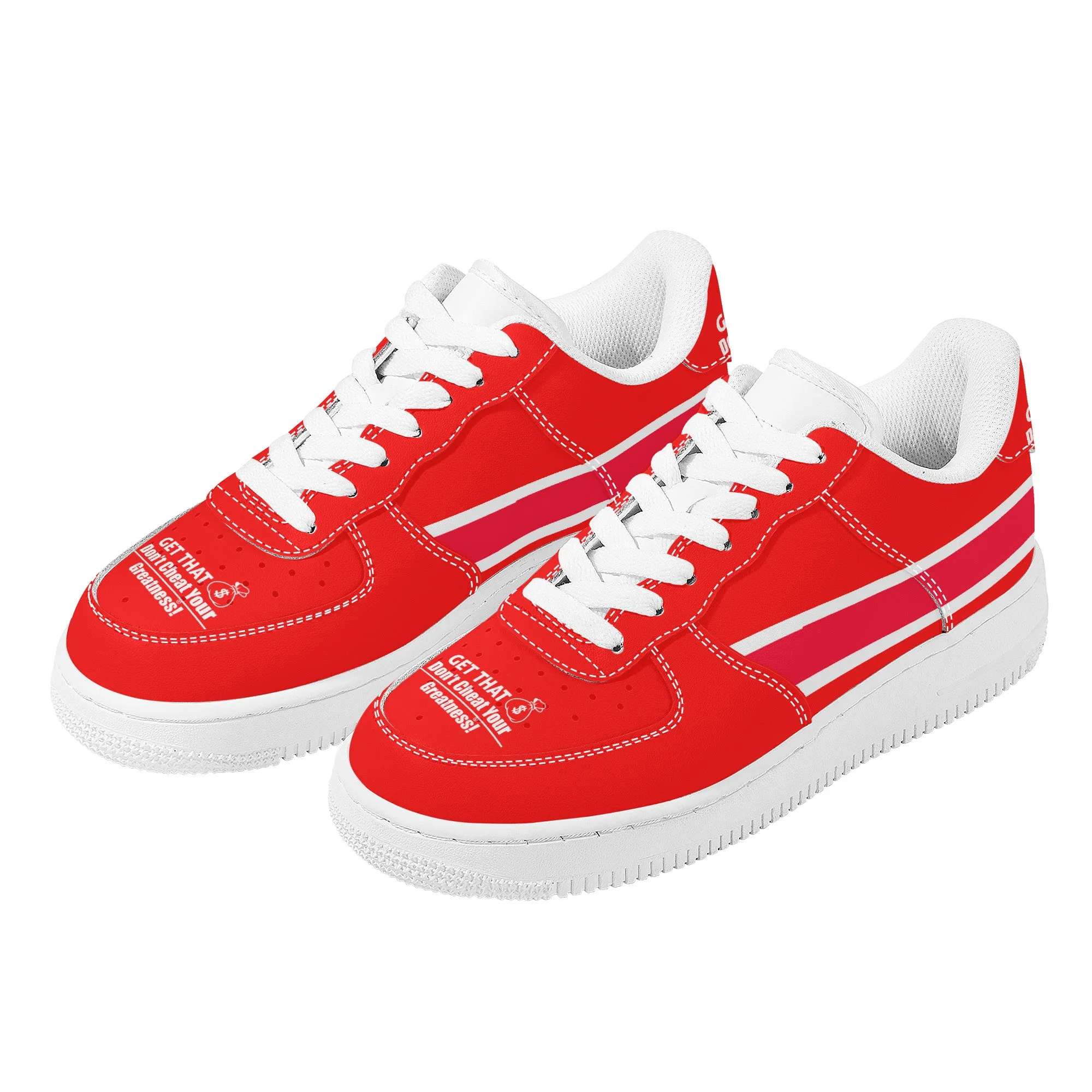 Get That Bag, Low Top Unisex Sneaker