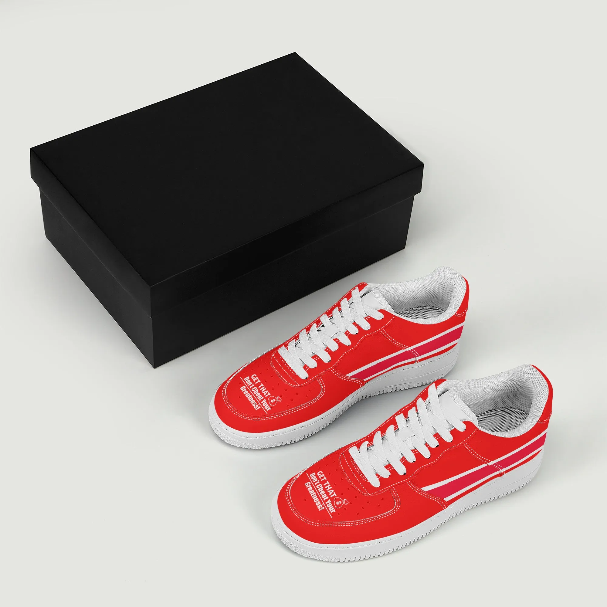 Get That Bag, Low Top Unisex Sneaker