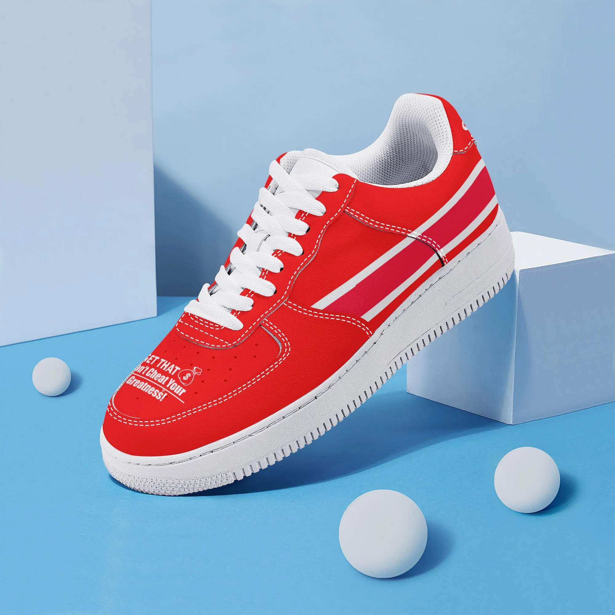 Get That Bag, Low Top Unisex Sneaker