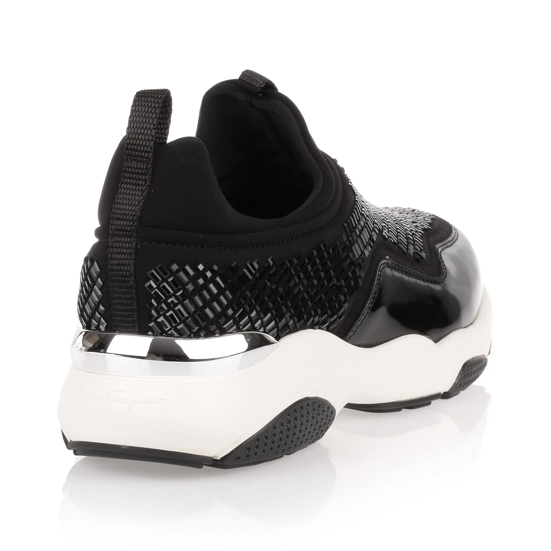 Giolly black beaded sneaker