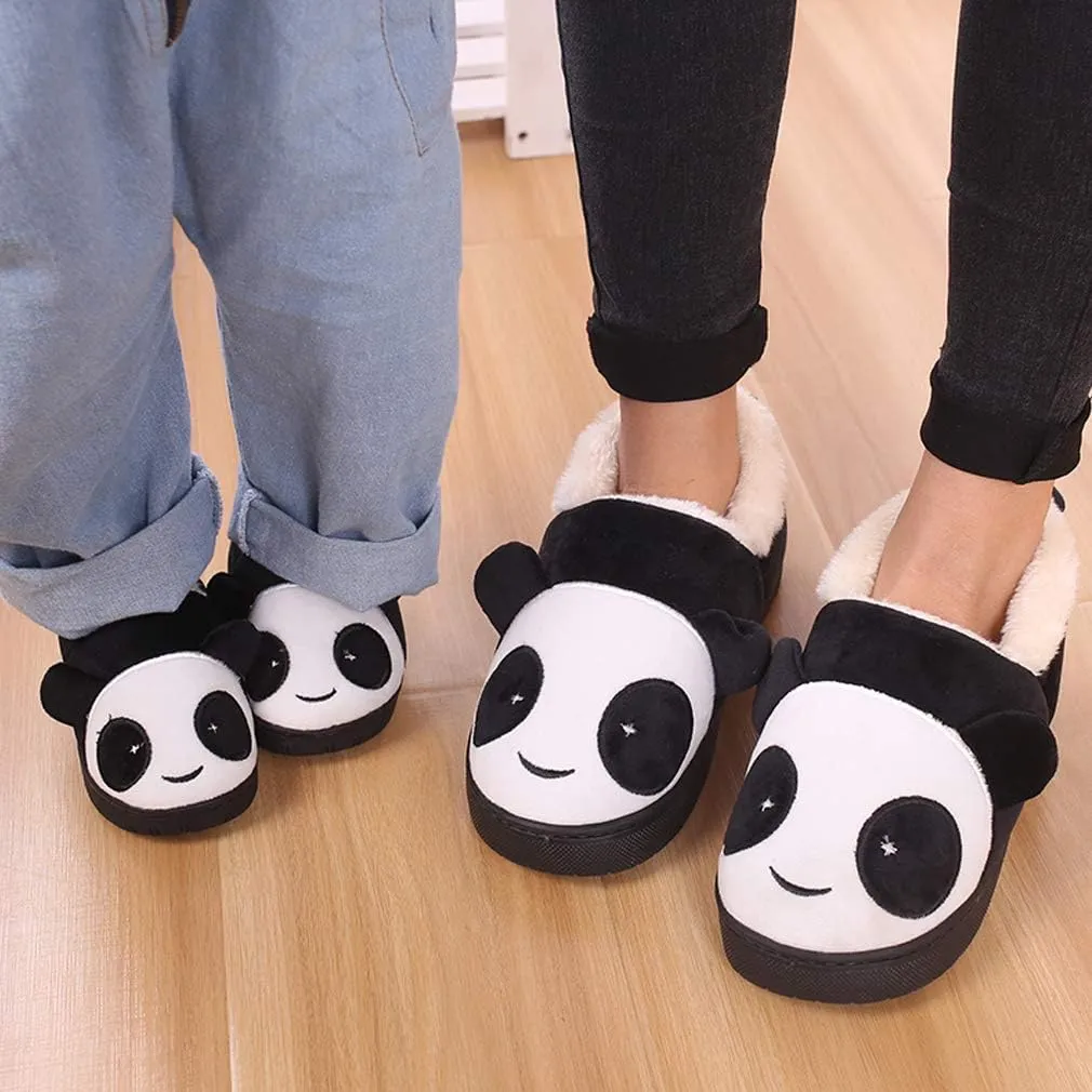 Girls House Slippers Kids Plush House Shoes Boys Warm Cartoon Slippers Cute Animal Winter Indoor Slipper