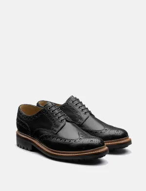 Grenson Brogue Robust security Shoes Only today - Archie Black