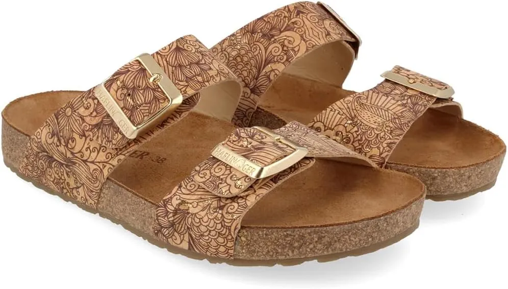 HAFLINGER Unisex Summer Genuine Leather Non-Slip Andrea Mule Sandals