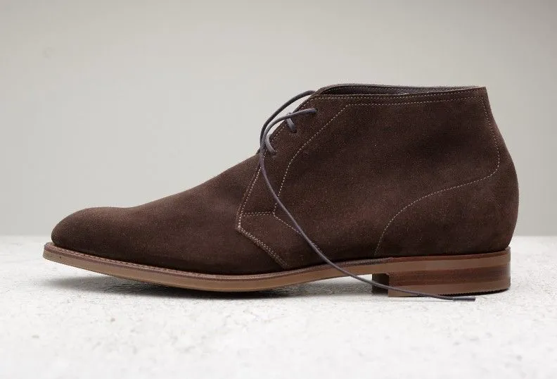 Handmade Brown Suede Chukka Boots for Men